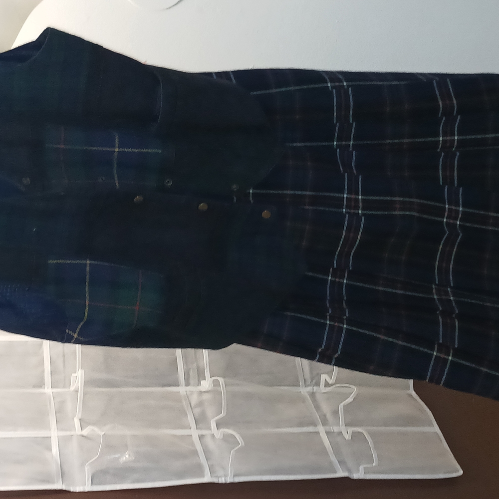 Plaid Sleeveless Dress